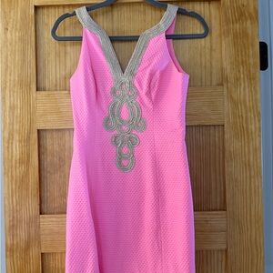 Lilly Pulitzer Pink Pout Emery Shift size 00